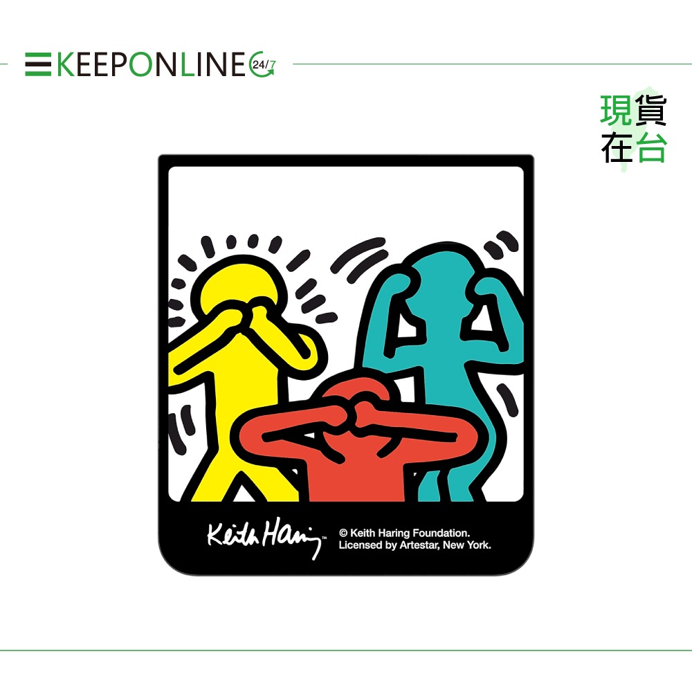 Samsung 原廠包裝 Keith Haring 聯名主題感應卡_適用Z Flip6 & Z Flip5 (公司貨)-細節圖5