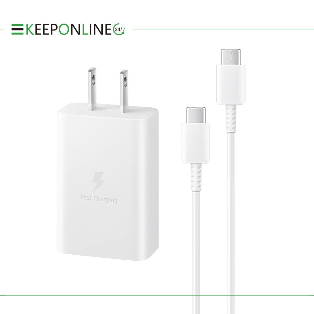Samsung for A系列 原廠盒裝15W Type C旅充頭T1510 + 三星製造 雙Type C線組-規格圖11