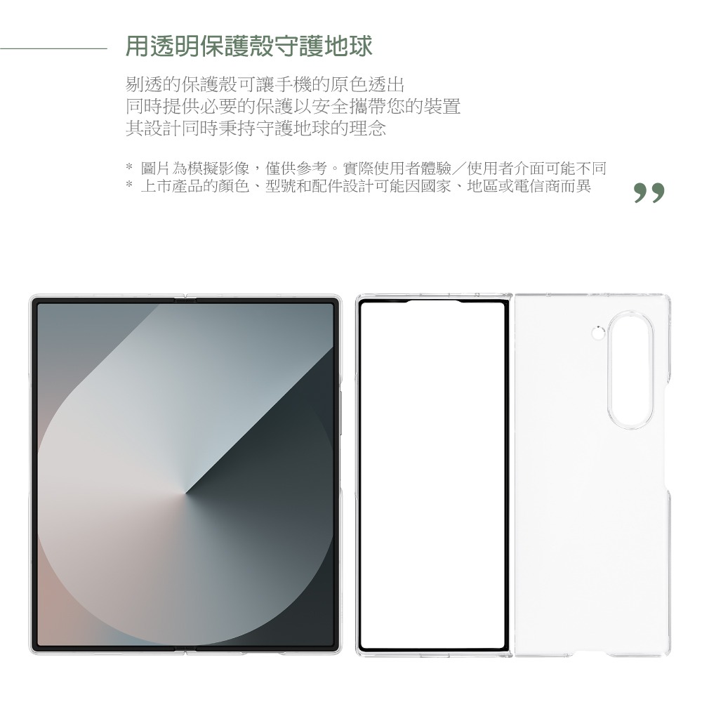 Samsung三星 原廠盒裝 透明保護殼 for Galaxy Z Fold6 (公司貨)-細節圖7