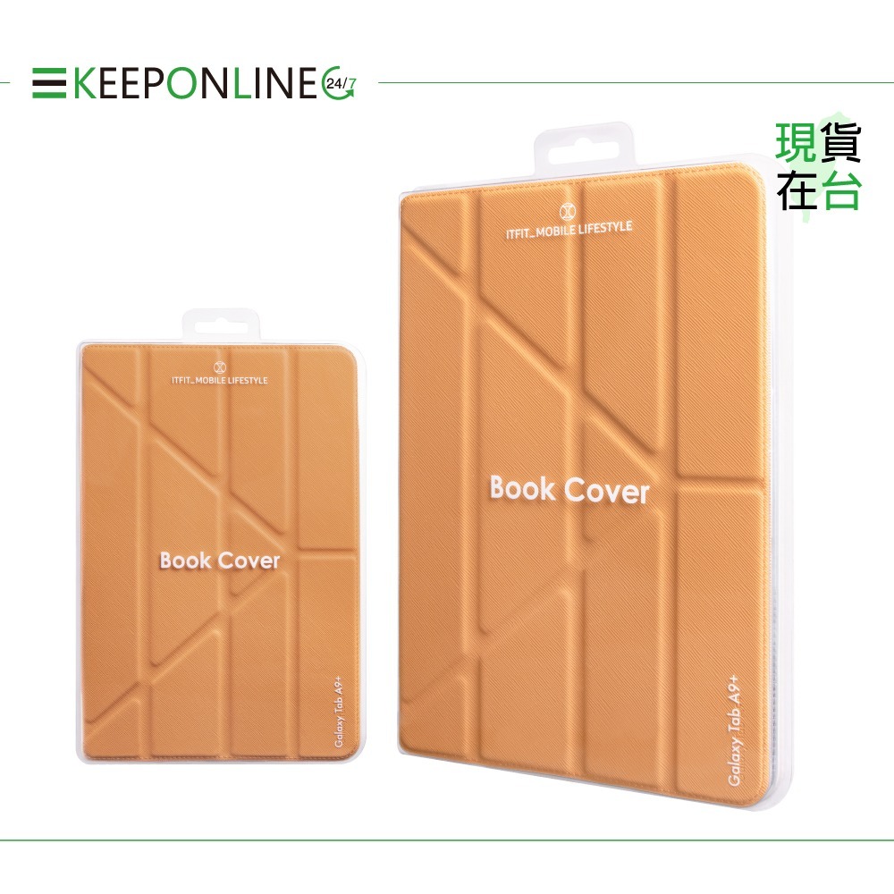 Samsung三星原廠 ITFIT多角度書本式保護殼 for Galaxy Tab A9+ X210 X216【盒裝】橙-細節圖3