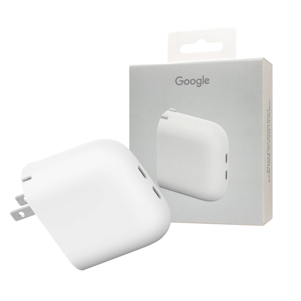 Google 原廠 Pixel Flex 67W USB-C 雙埠快速充電器 - 雪花白【台灣代理公司貨盒裝】GZE60-細節圖2