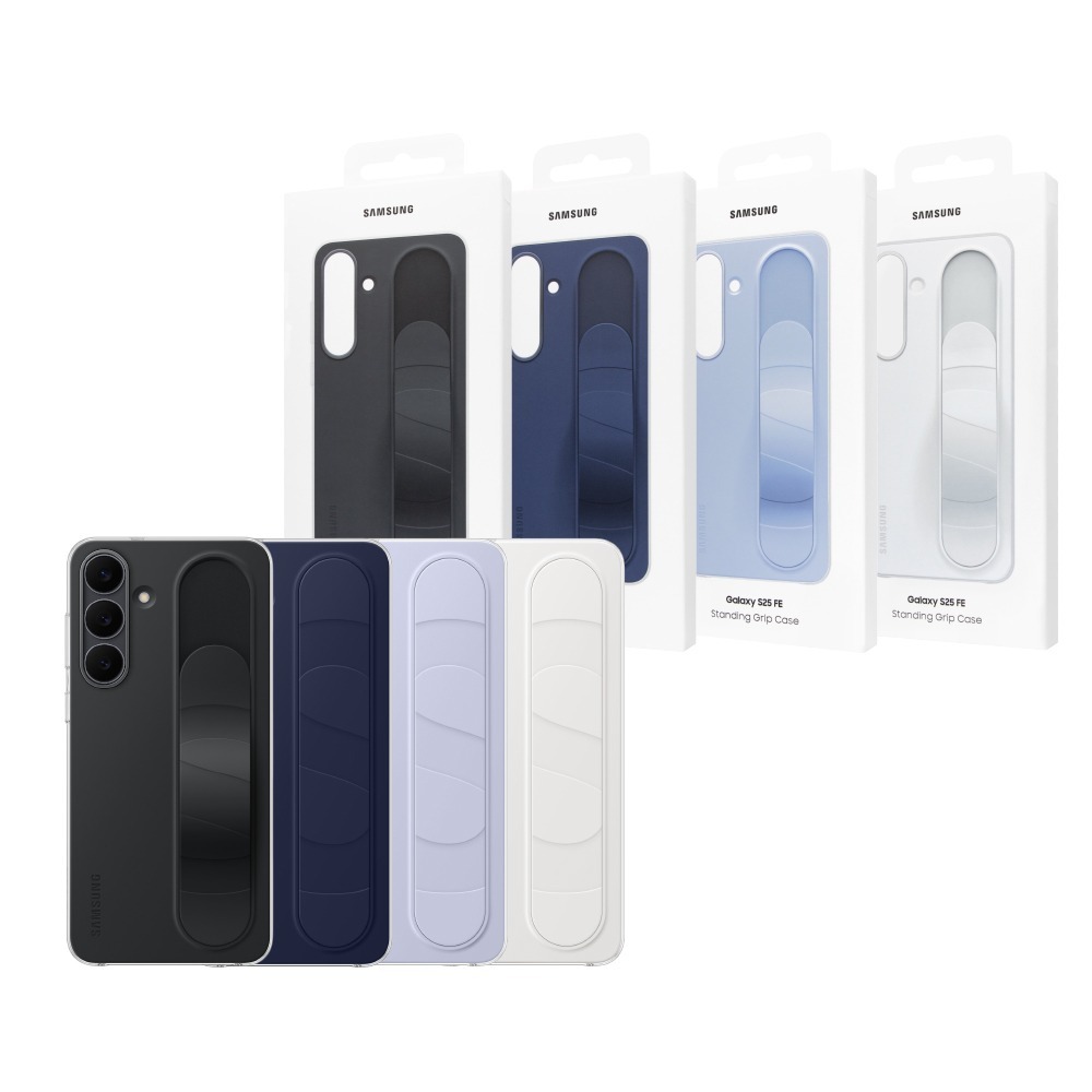 Samsung 原廠公司貨 S25 FE 立架式矽膠保護殼 ( 附指環帶 )【盒裝】EF-GS731-細節圖2