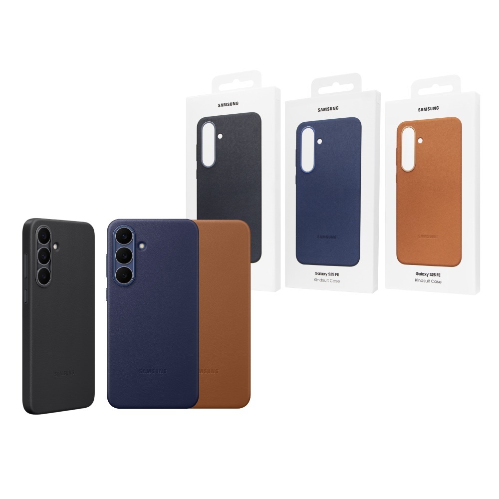 Samsung 原廠公司貨 S25 FE 純素皮革保護殼【盒裝】EF-VS731-細節圖2