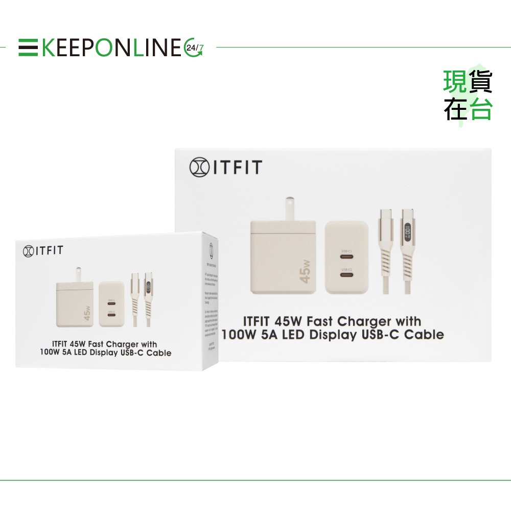 Samsung 原廠公司貨 ITFIT 45W雙孔快充+100W 5A Type-C to Type-C充電線組【盒裝】-細節圖3