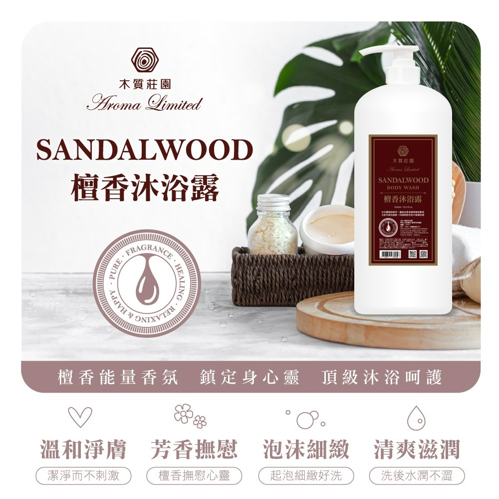 【木質莊園】檀香沐浴乳-細節圖2