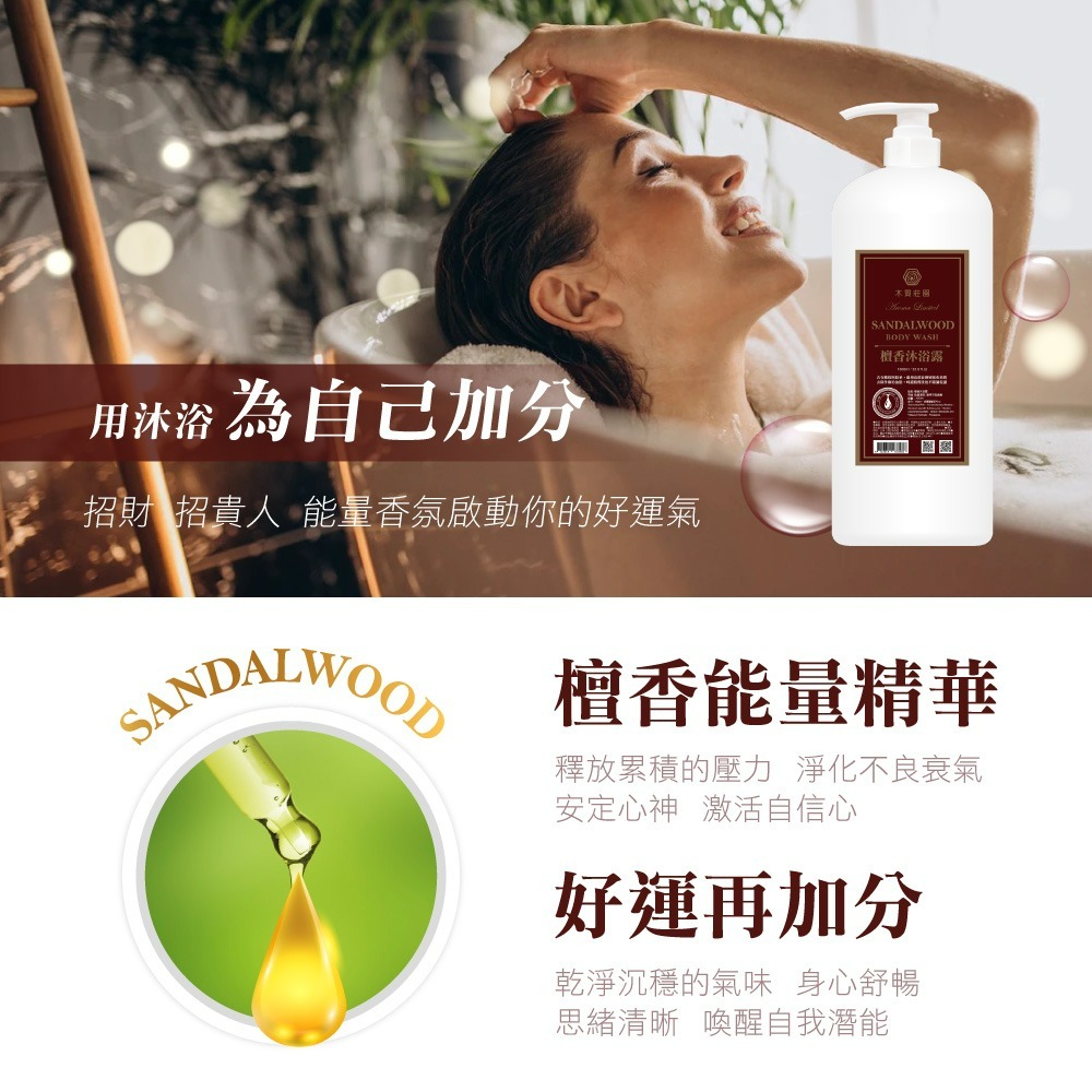 【木質莊園】檀香沐浴乳-細節圖6
