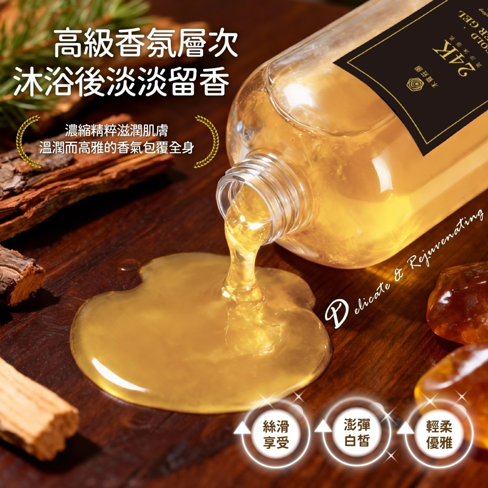 【木質莊園】24K流沙沐浴乳-細節圖5