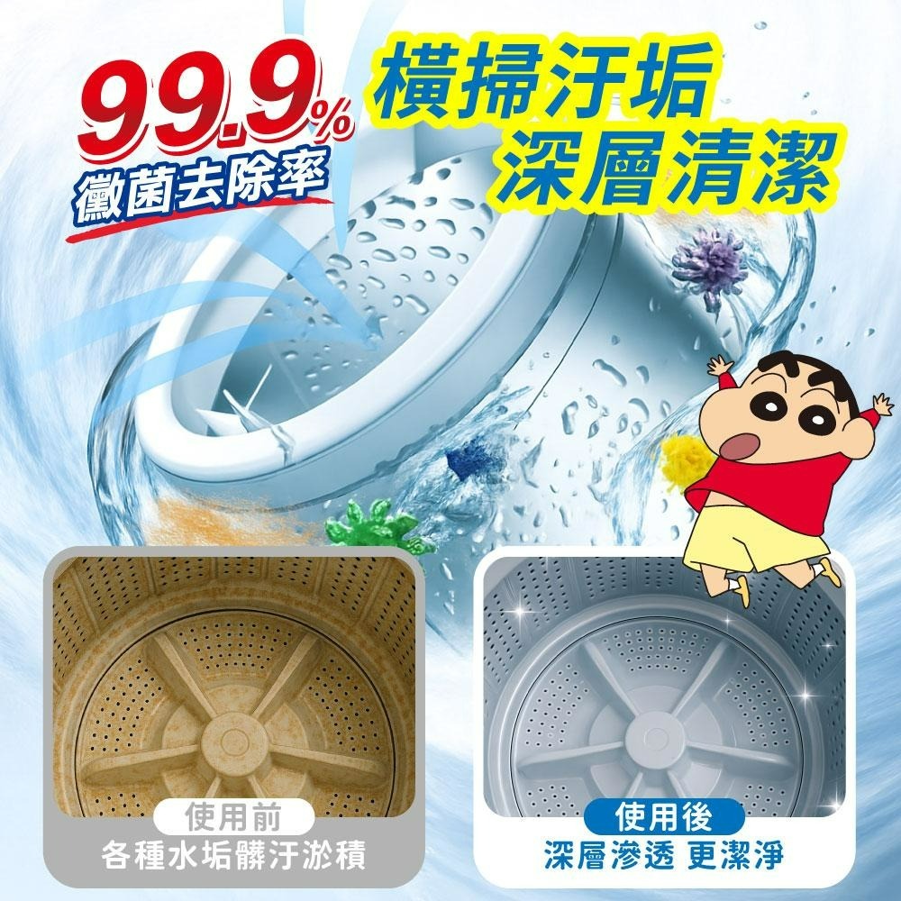 【蠟筆小新】一家親洗衣槽清潔劑-細節圖4