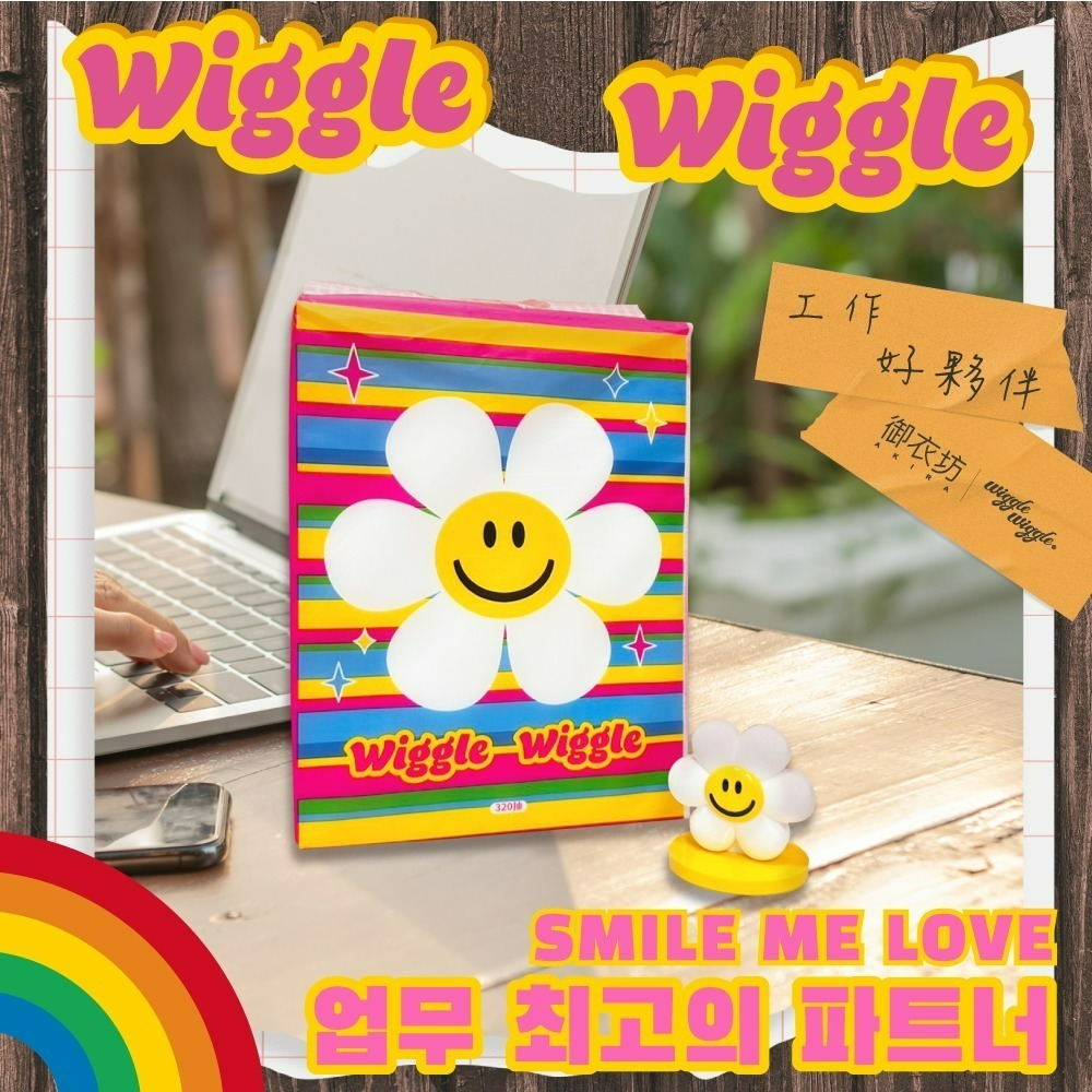 【限時購】【Wiggle Wiggle】懸掛式大容量抽取式衛生紙 -小花款-細節圖5