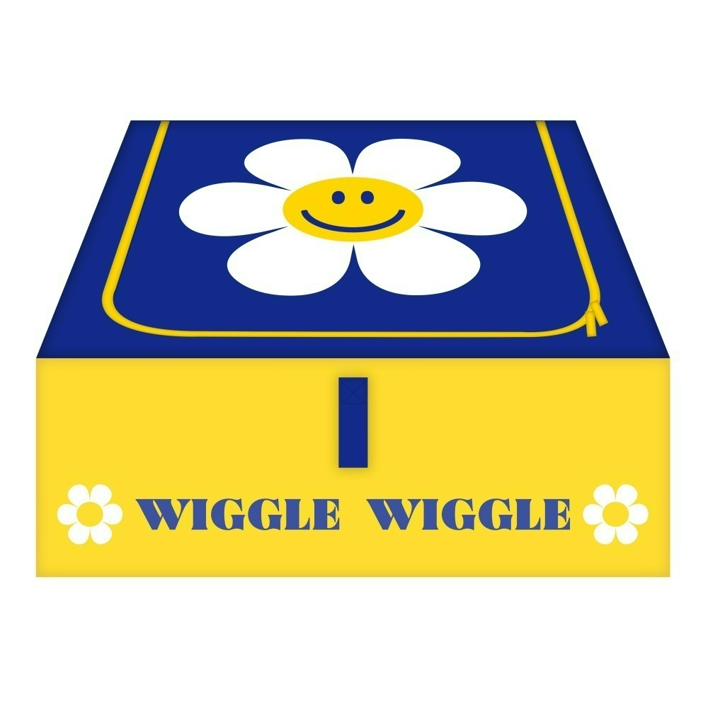 【限時購】【Wiggle Wiggle】萬用收納方形拉鍊袋-經典小花款-細節圖2