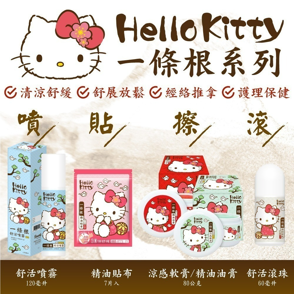 【Hello Kitty】 一條根舒涼噴霧-細節圖9