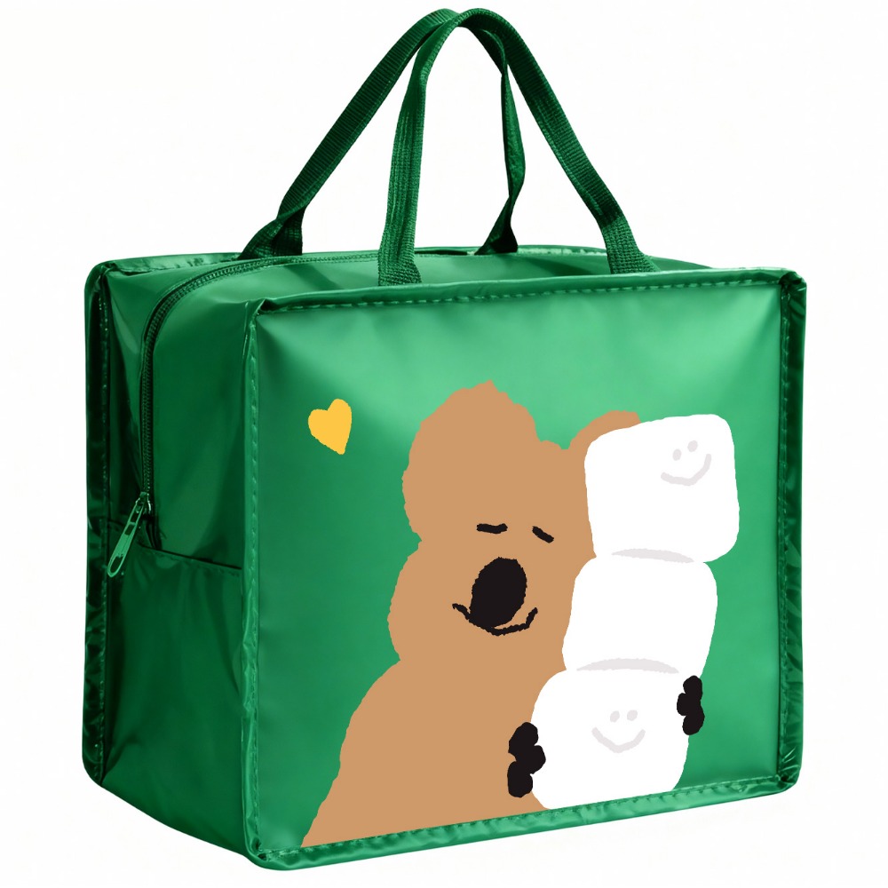 【DINOTAENG】霧面漆皮保溫袋(綠、藍款)-規格圖11