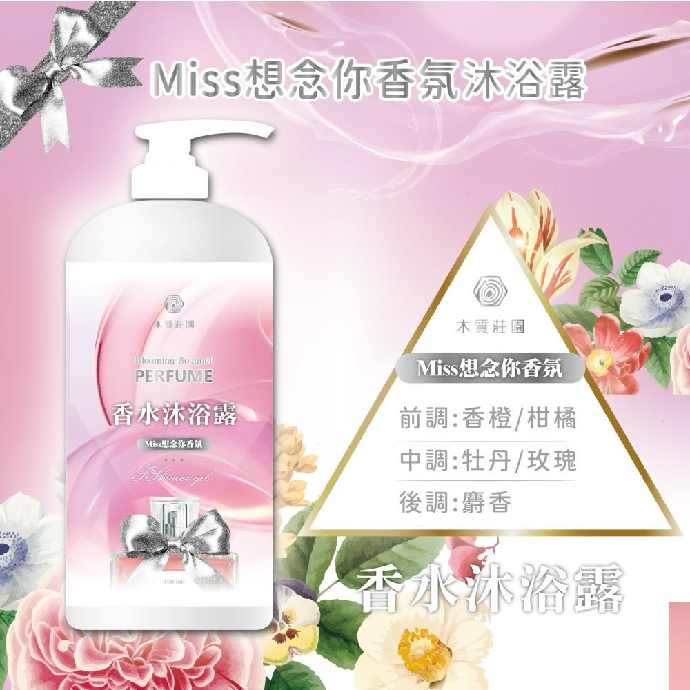 【木質莊園】MISS想念你香氛沐浴露-細節圖3