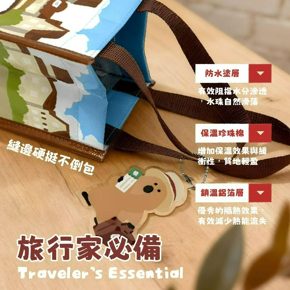 【限時購】【DINOTAENG】萬用保溫提袋(旅行款)-細節圖2