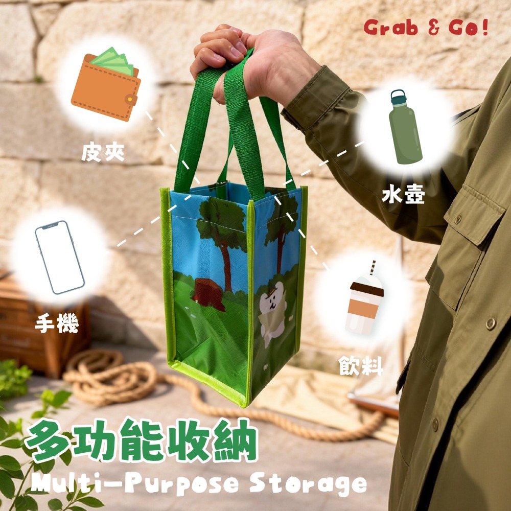 【限時購】【DINOTAENG】萬用保溫提袋(探險款)-細節圖4