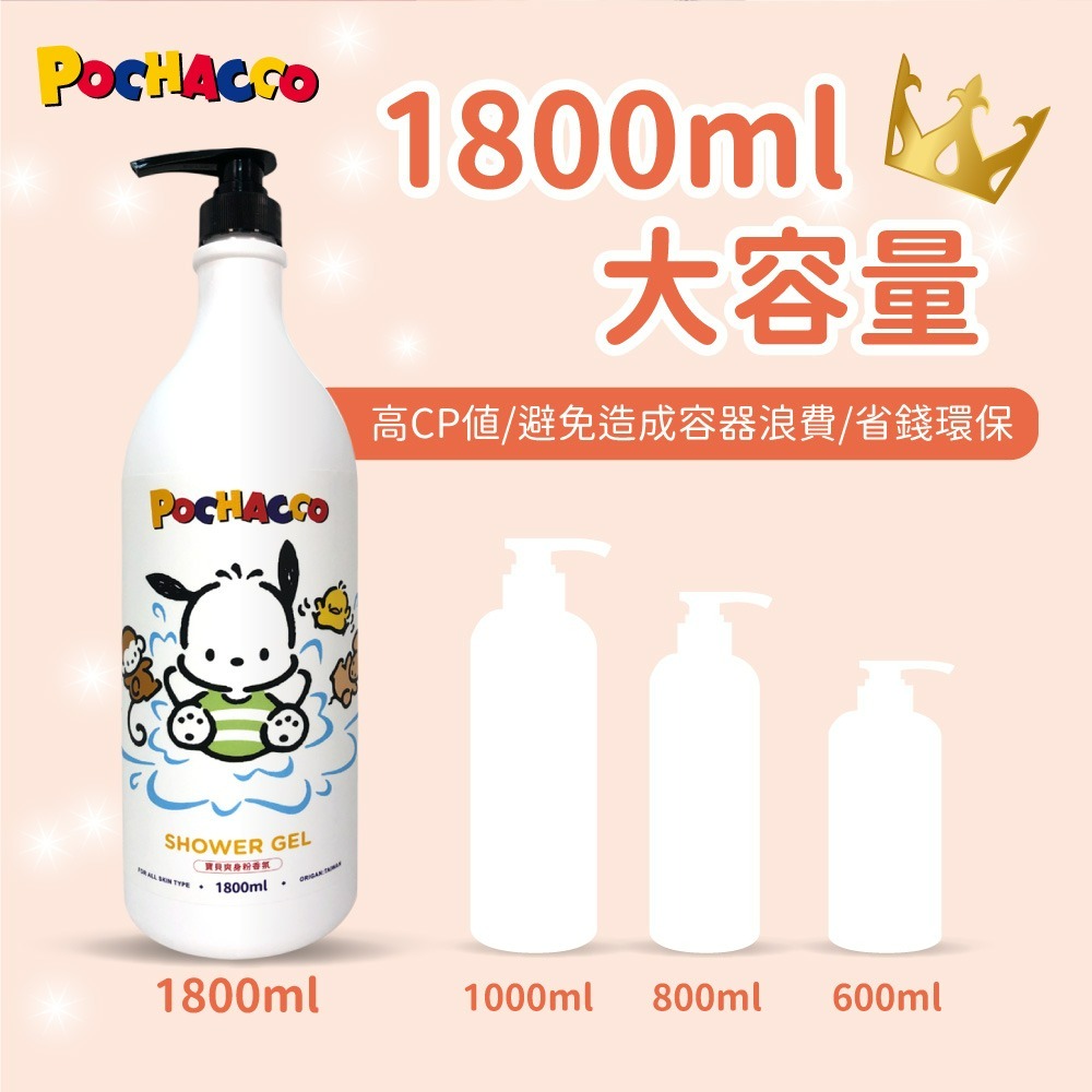 【帕恰狗】Pochacc寶貝爽身粉香氛沐浴露-細節圖5