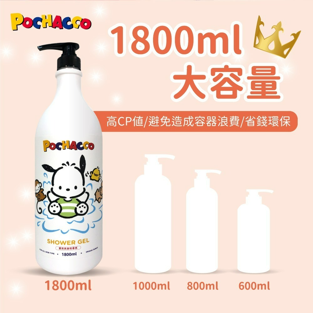 【帕恰狗】Pochacc寶貝爽身粉香氛沐浴露-細節圖5