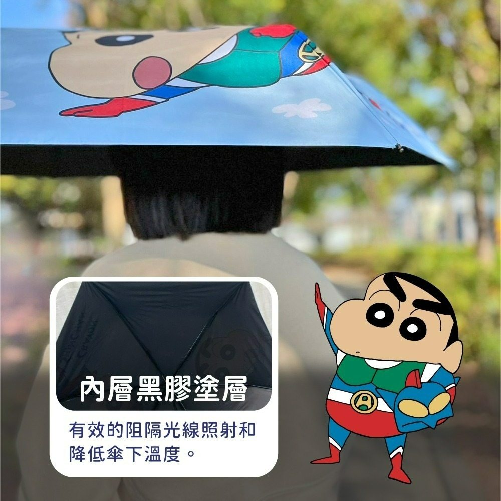 【7-ELEVEN門市團購】【蠟筆小新】小手提袋傘(動感超人版)*2入組-細節圖4