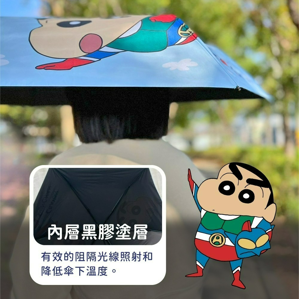 【限時購】【蠟筆小新】小手提袋傘(動感超人版)*2入組-細節圖4
