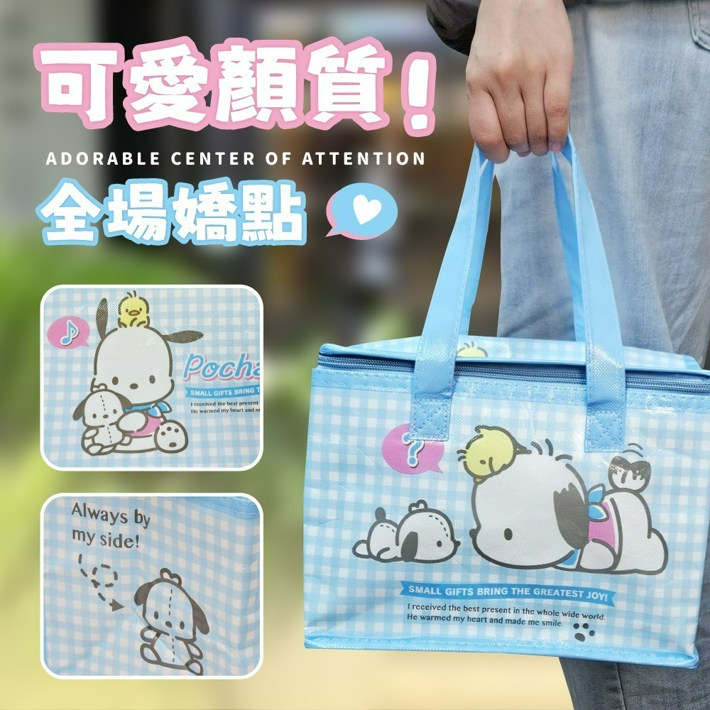 【帕恰狗】POCHACCO 大容量保溫提袋(好友款)-細節圖5