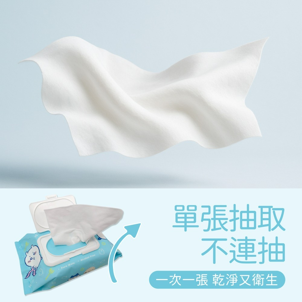【吉伊卡哇】純水濕紙巾(活力勇氣款)-細節圖4