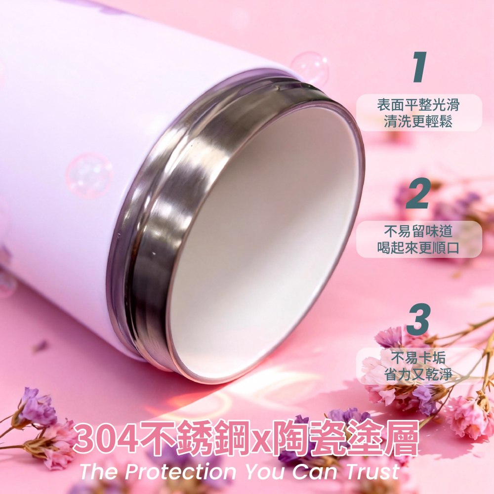 【JOGUMAN】手提保溫杯(相親相愛款)-細節圖4