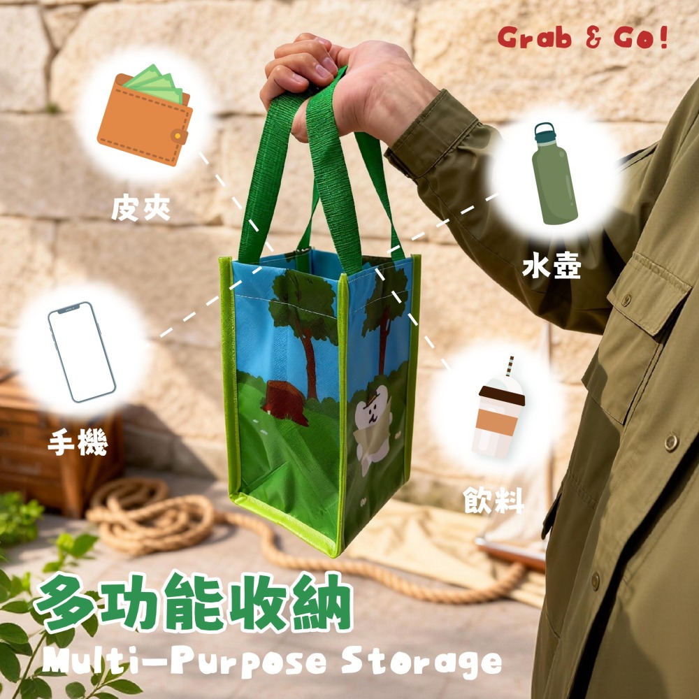 【DINOTAENG】萬用保溫提袋(探險款)-細節圖3