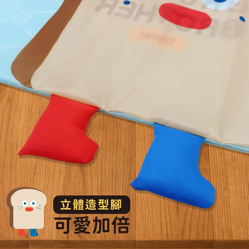 【早午餐兄弟】摺疊購物袋(吐司大哥款)-細節圖2