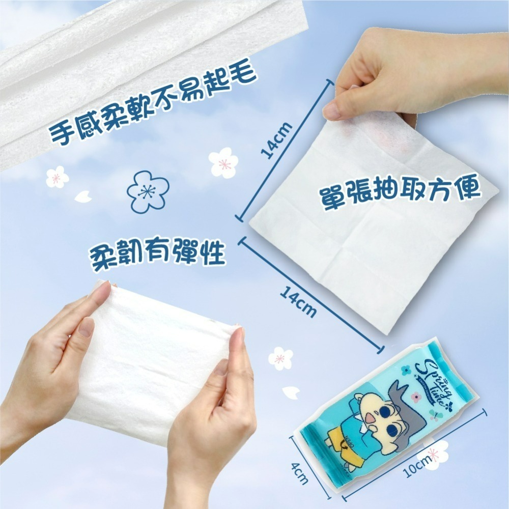 【蠟筆小新】春日夥伴迷你隨行濕紙巾8抽6包-細節圖4