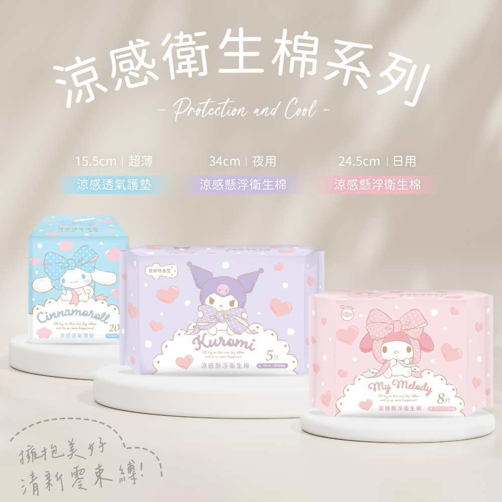 【三麗鷗】大耳狗喜拿 -涼感透氣護墊20片-細節圖7