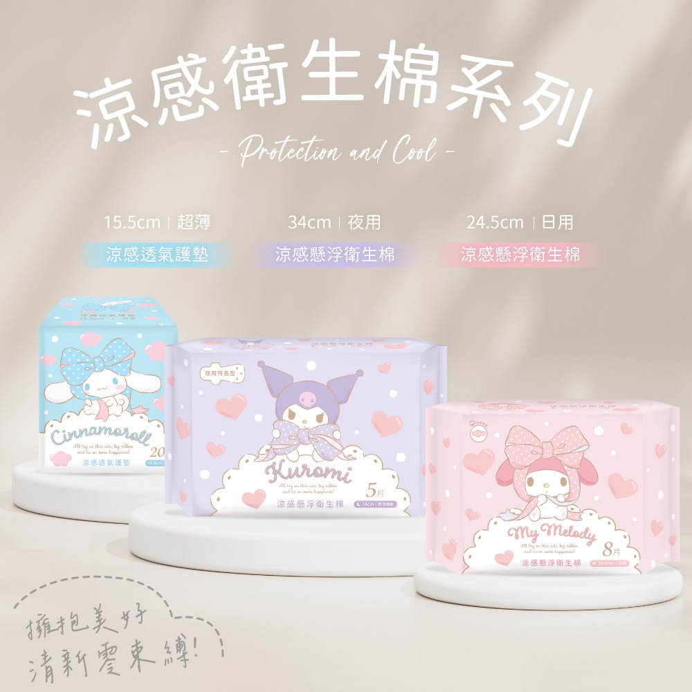 【三麗鷗】大耳狗喜拿 -涼感透氣護墊20片-細節圖7