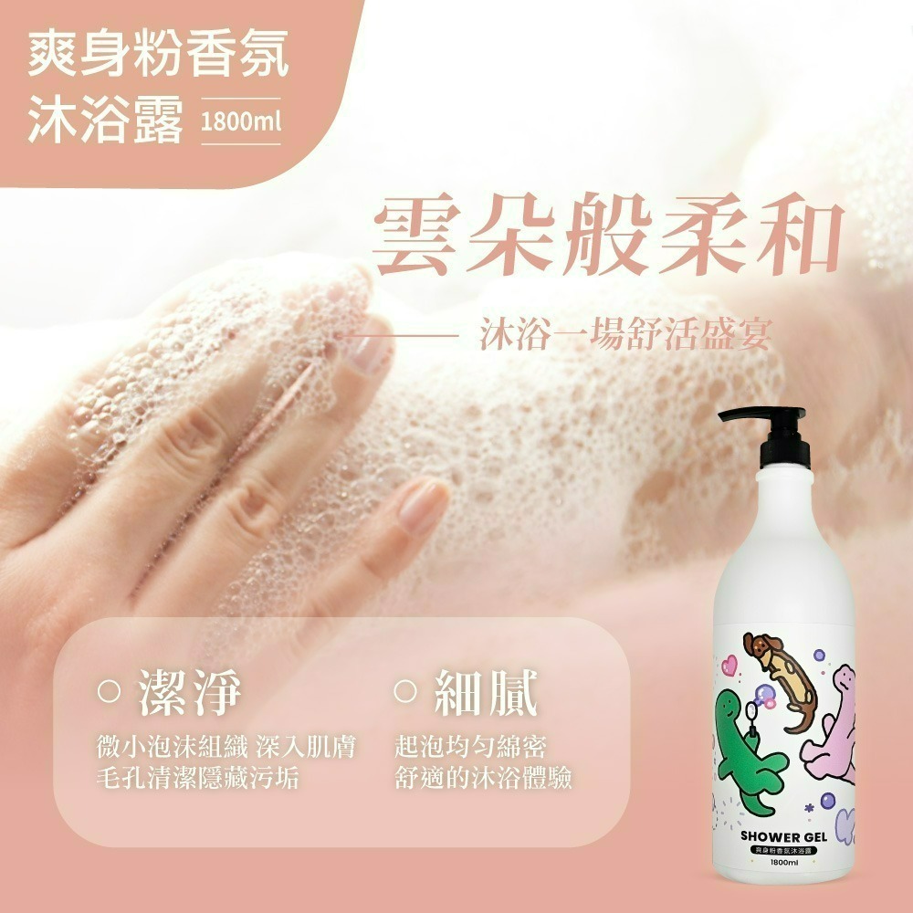 【7-ELEVEN門市團購】【JOGUMAN】爽身粉香氛沐浴露-細節圖5