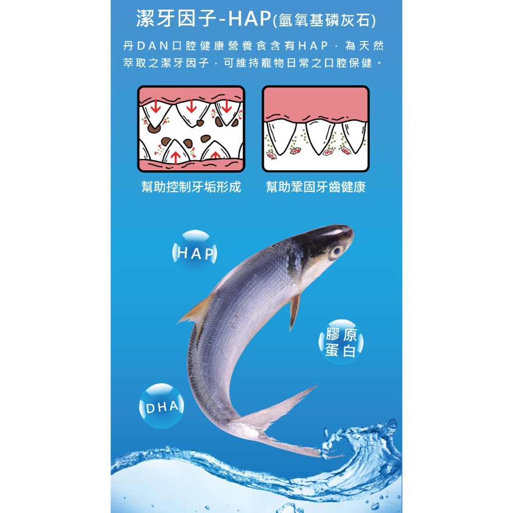 丹DAN狗飼料 幼母犬口腔+腸胃配方20lb雞肉海魚起司-細節圖4