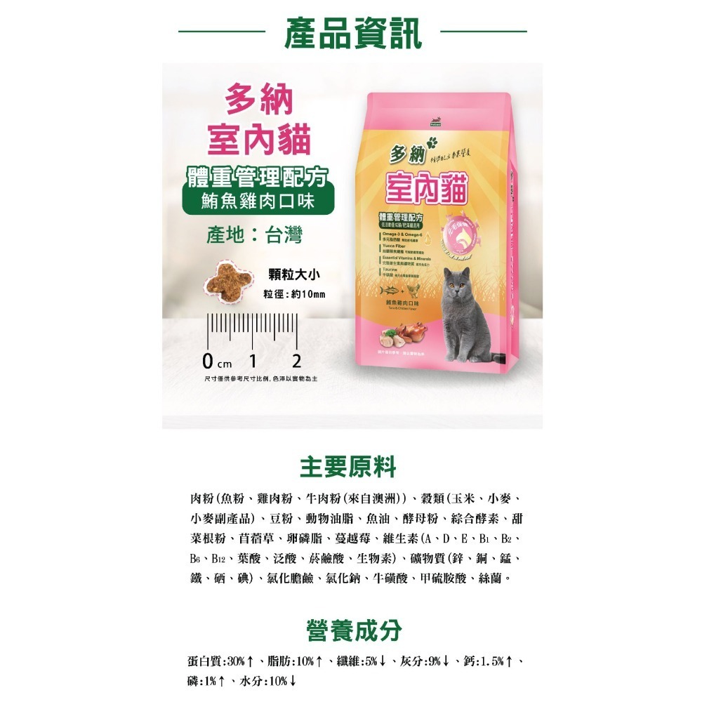 多納結紮貓/室內貓飼料 9KG-兩件組 (泌尿道保健配方)-細節圖5