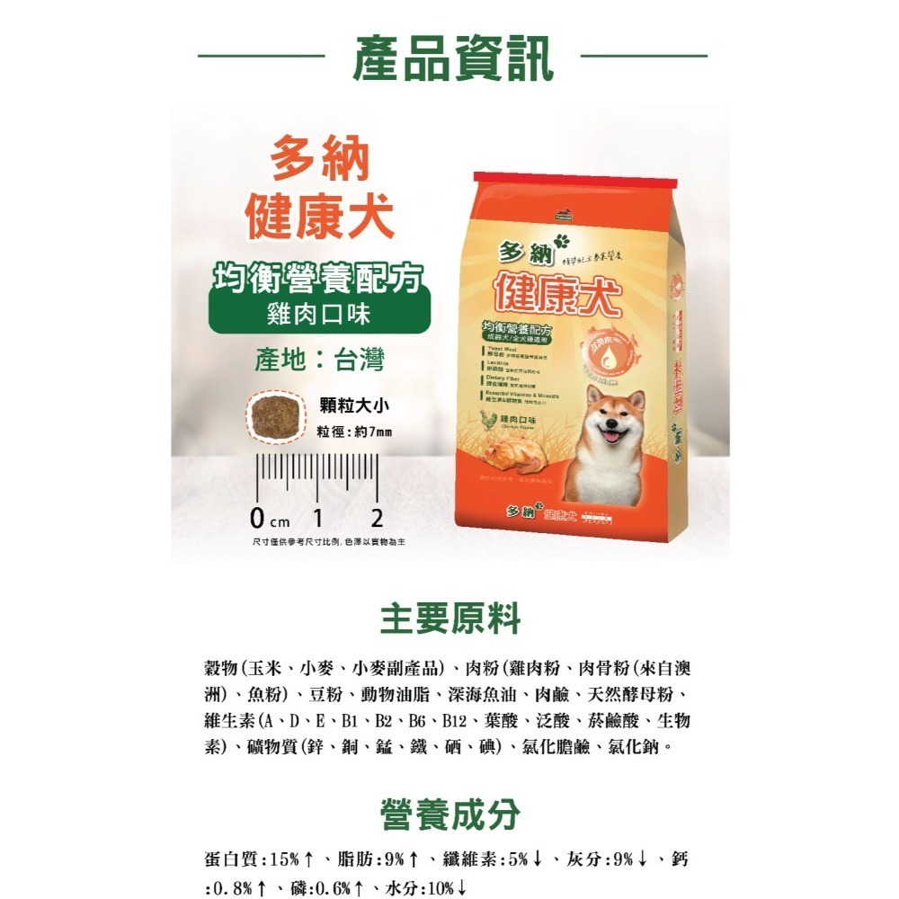 多納狗飼料 健康犬均衡營養配方15kg(牛肉/雞肉口味)-細節圖6