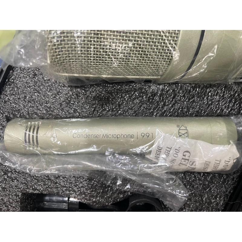 MXL 990 /991 電容式麥克風組+ 專用金屬麥克風避震架(附防噴罩、XLR線材)-細節圖3