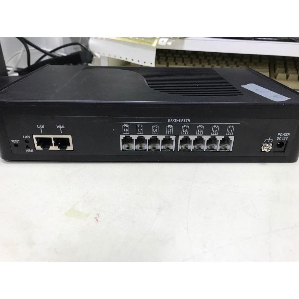 2台Tonnet 通航國際 TP7078 VoIP gateway 網路電話匣道器 節費盒(8 PSTN,8 FXS)-細節圖2