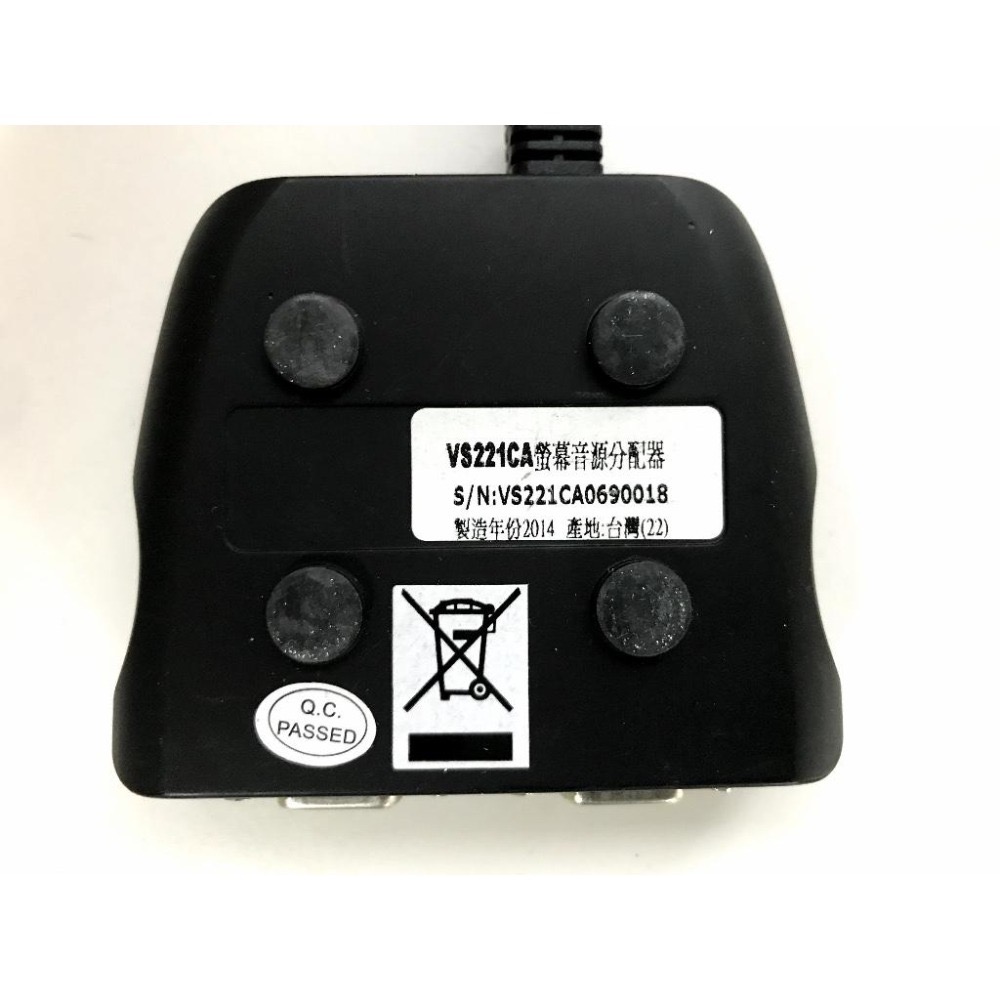 Uptech 登昌恆 VS221CA 螢幕音源分配器 VGA (一進二出)-細節圖3
