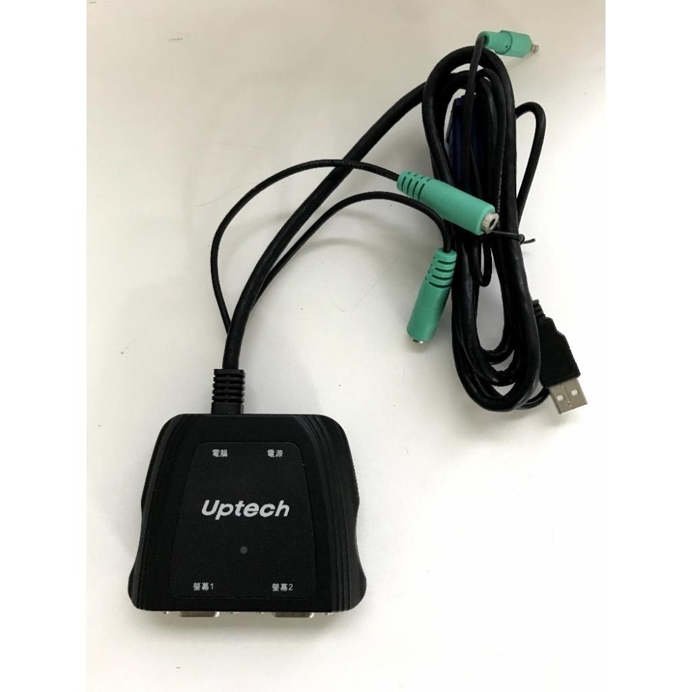 Uptech 登昌恆 VS221CA 螢幕音源分配器 VGA (一進二出)-細節圖5
