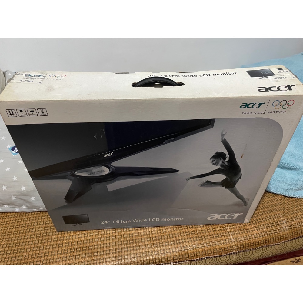 Acer G245H 24吋 電腦螢幕(奧運紀念款) 花屏 瑕疵 零件機 螢幕零件-細節圖11