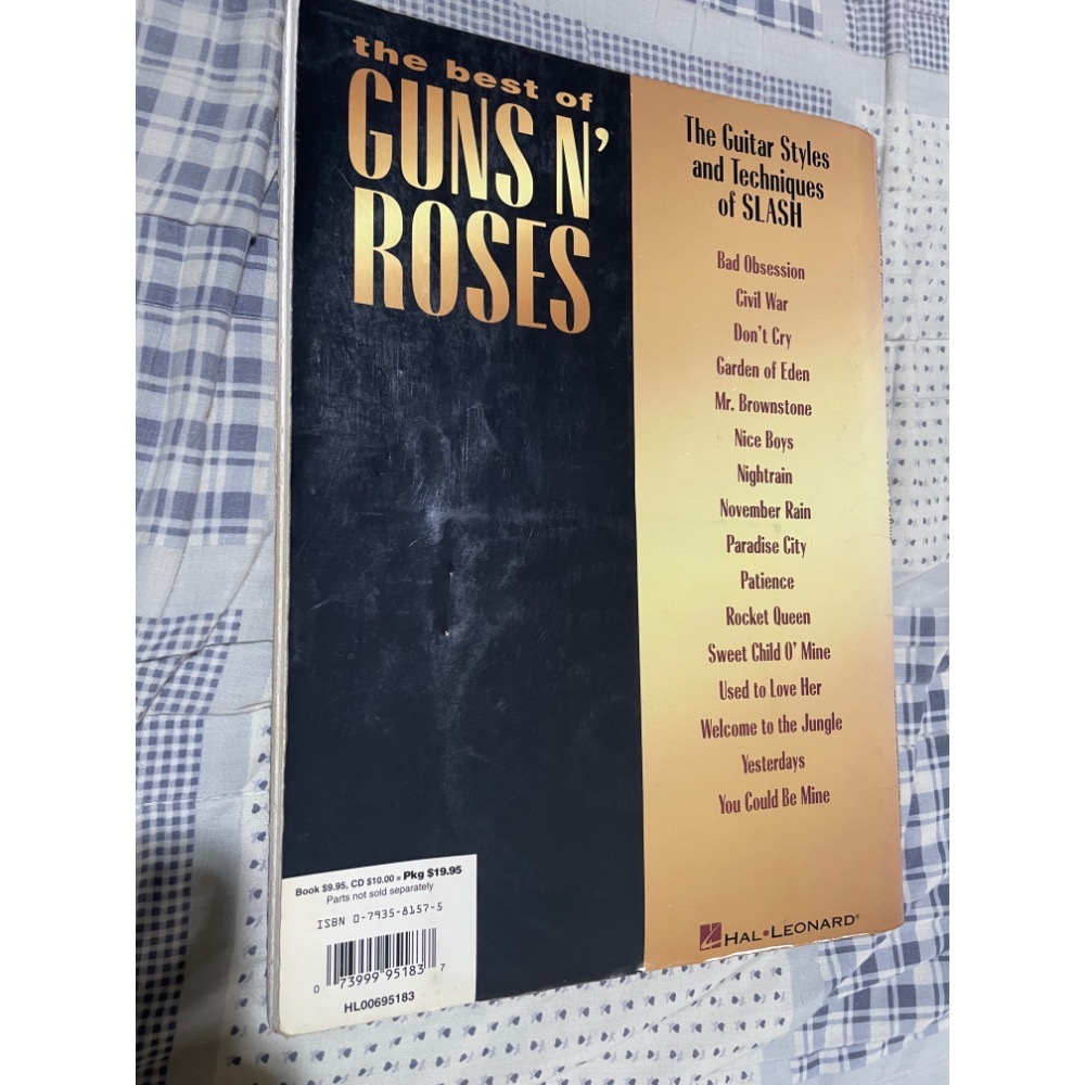 槍與玫瑰 吉他樂譜 The best of Guns N’ Roses - Guitar Signature Licks-細節圖2