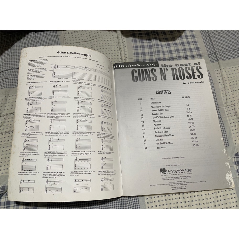 槍與玫瑰 吉他樂譜 The best of Guns N’ Roses - Guitar Signature Licks-細節圖3