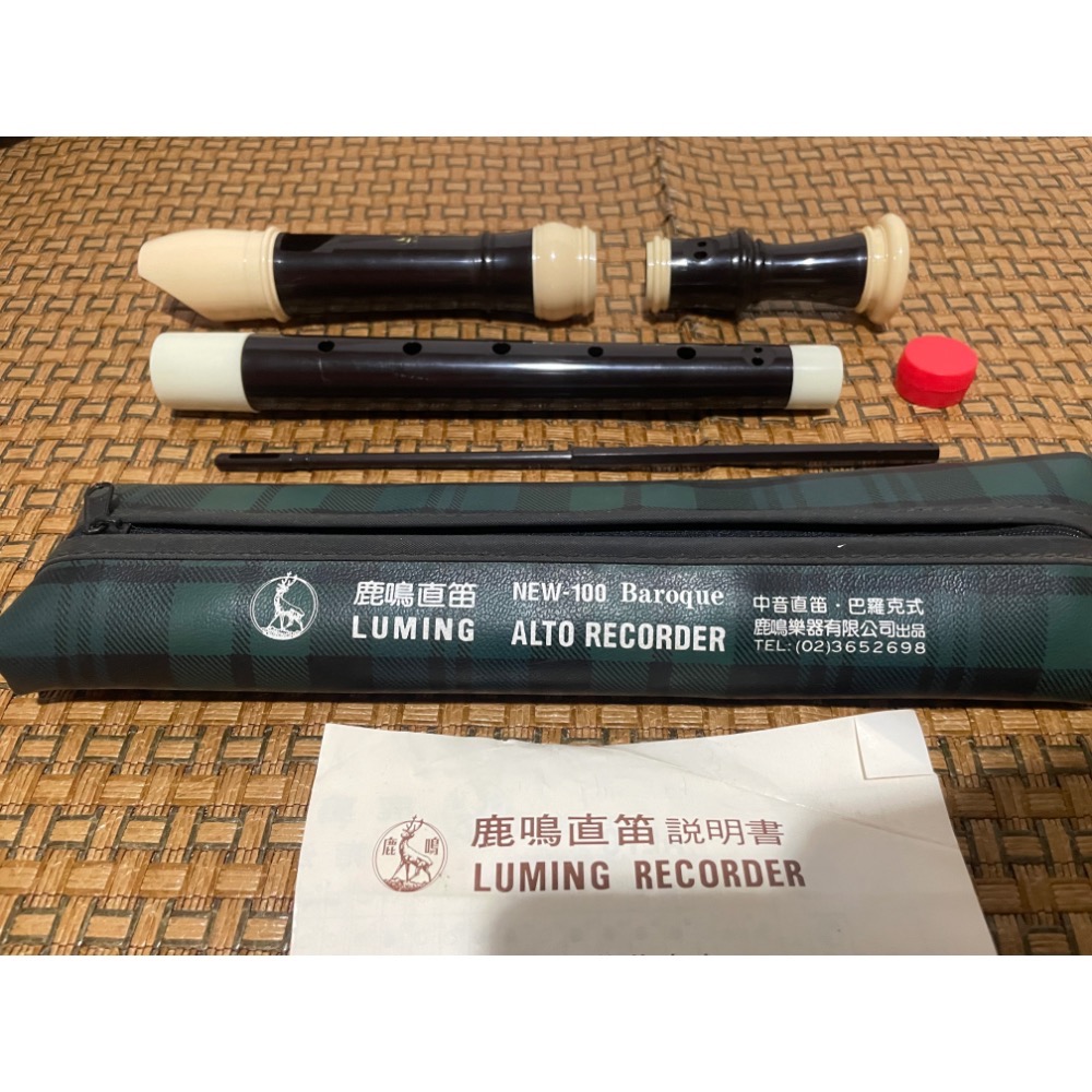 (二手，已消毒)鹿鳴直笛 中音直笛 巴羅克式 巴洛克式 NEW-100 Baroque-細節圖3