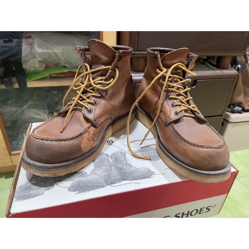 (二手)Red Wing 875 尺寸US 7 1/2(25.5cm)靴子 紅翼 經典 美製(請詳閱商品說明)-細節圖4