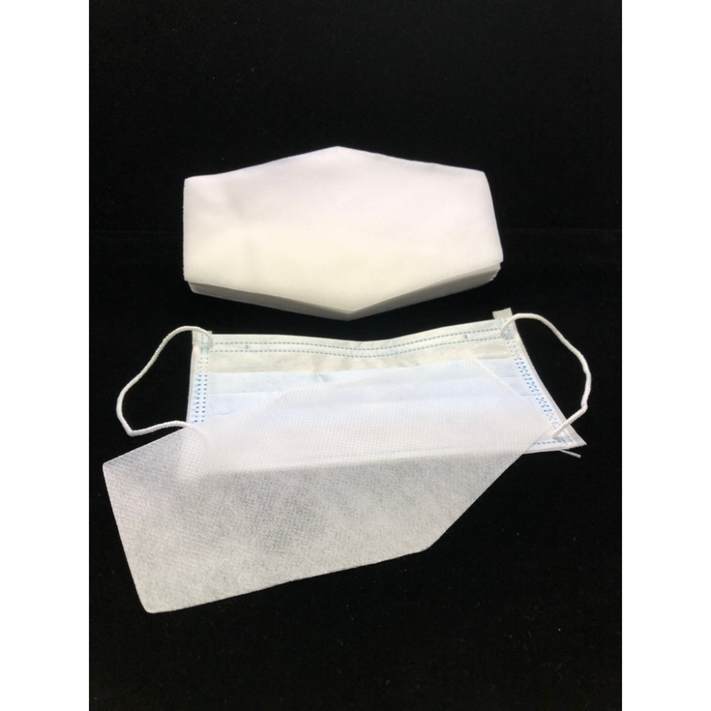 【MIT現貨免運費】口罩墊片 超前部署 台灣製 MIT 拋棄式 一次 口罩防護墊 不織布墊片內襯墊片 口罩墊-細節圖7