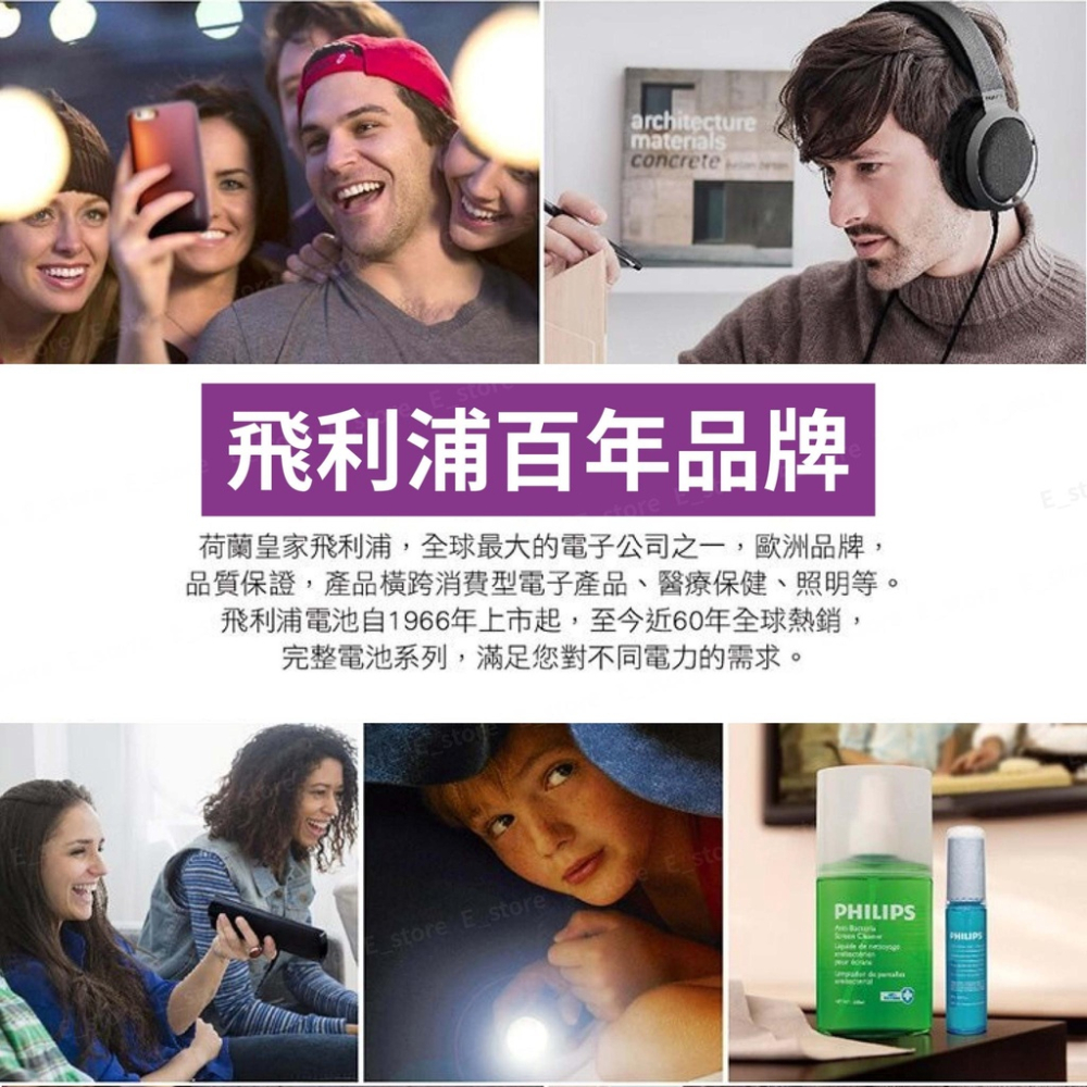 Philips 飛利浦 USB 4槽低自放鎳氫充電器 充電鎳氫電池4入 4槽 USB充電器 高容量 電池充電器-細節圖6