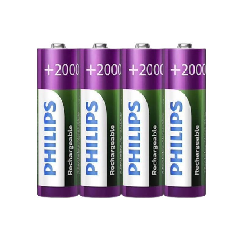 【台灣現貨】飛利浦 充電電池 3號 4號 鎳氫電池 高容量 低自放電 PHILIPS AA AAA 電池 充電3號電池-細節圖2