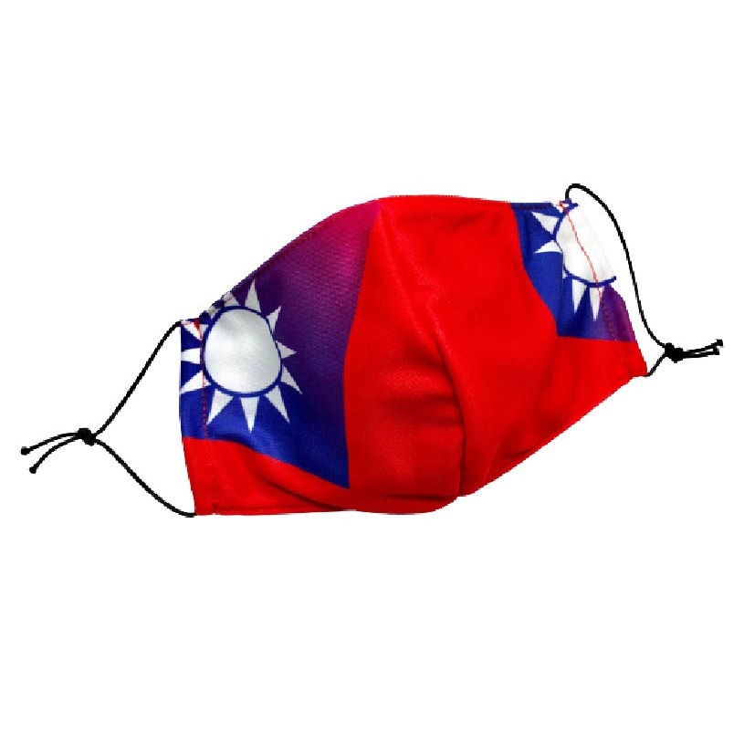 【MIT免運費】國旗口罩套 台灣國旗 布口罩 涼感口罩套 夏天適用口罩 抗UV 立體國旗口罩套 國旗 口罩套-細節圖2