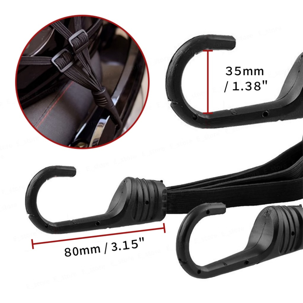 機車安全帽固定繩 綁繩 行李繩 安全帽綁繩 摩托車 腳踏車 掛勾繩 後架繩 貨架繩 捆綁繩 行李繩-細節圖3