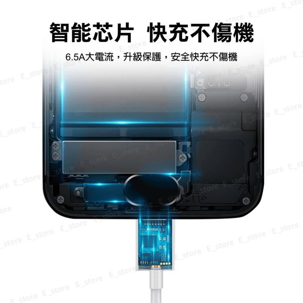 OPPO 65W超級閃充線 6.5A supervooc RENO4 oppo 充電線 閃充線 適用 華為快充 三星快充-細節圖5